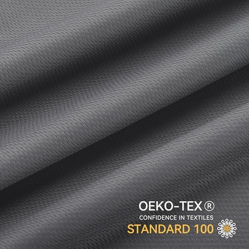 JELLYMONI Waterproof Pillow Protectors - 20 x 26 Dark Grey Set of 2