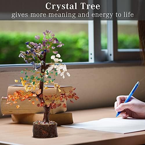 KARMAPLEDGE 7 Chakra Crystal Tree of Life Decor