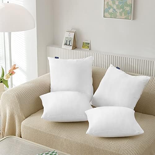 Moonsea 20x20 Pillow Covers with Zipper - Waterproof Breathable