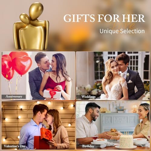 Vomiceak Romantic Couple Statues - 8 Inch Modern Home Decor