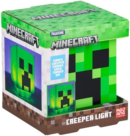 Paladone Minecraft Creeper Desk Light with Official Sound