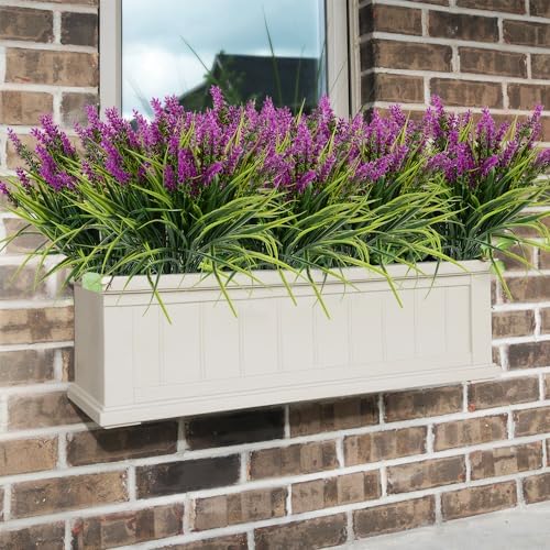 HANDIC 12pcs Artificial Lavender Flowers for Outdoor