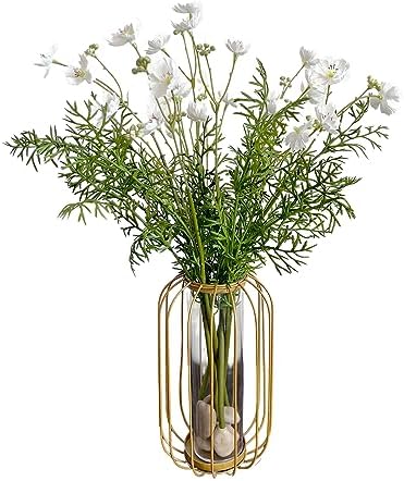 6pcs Artificial Silk Daisy Bouquet Realistic White