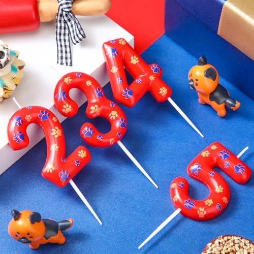 Conelist 3 Year Old Dog Paw Birthday Candles