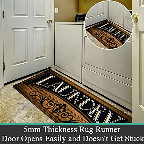 Pauwer 20x48 Waterproof Laundry Rug Runner 1