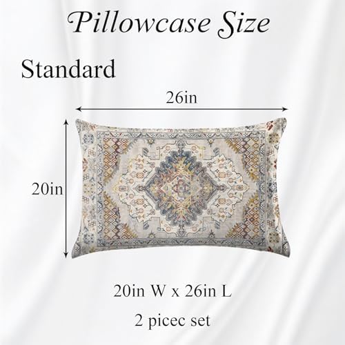 GABraden Microfiber Pillowcases 2PCS Set with Hidden Zipper