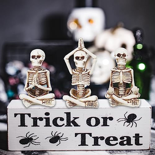 Newman House Studio Halloween Skeleton Decor Set of 3 1