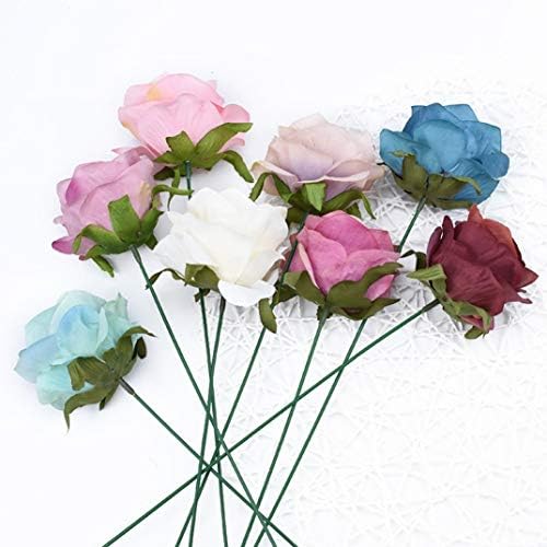 Retro Artificial Silk Roses Decor Wall Wreath