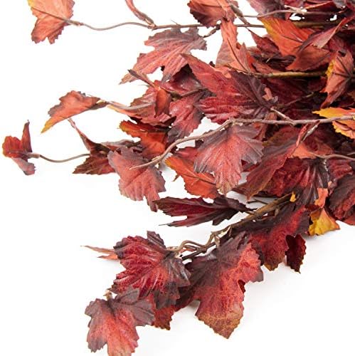 JD Artificial Fall Flower Maple Branches 6pcs 32 Inch 1