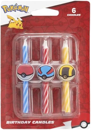 DecoPac Pokmon Birthday Candles 6 Pack