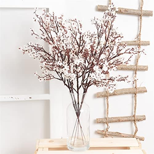 GaRcan Artificial Flowers with Pots White Branch Long Bouquet