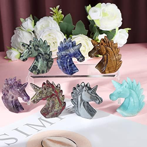 Artistone 3 Purple Amethyst Unicorn Statue