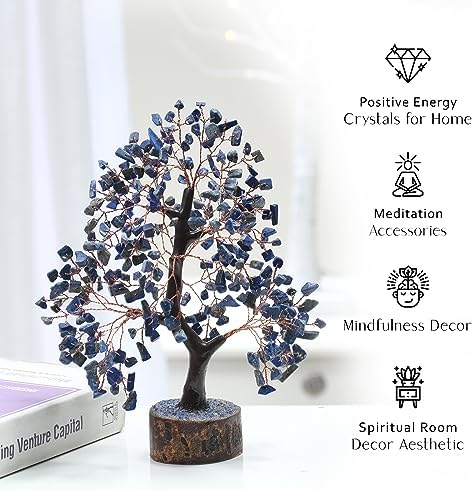 PYOR Lapis Lazuli Crystal Tree - Feng Shui Decor