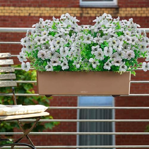 NOV FIRE Artificial Flowers - UV Resistant 20 Bundles
