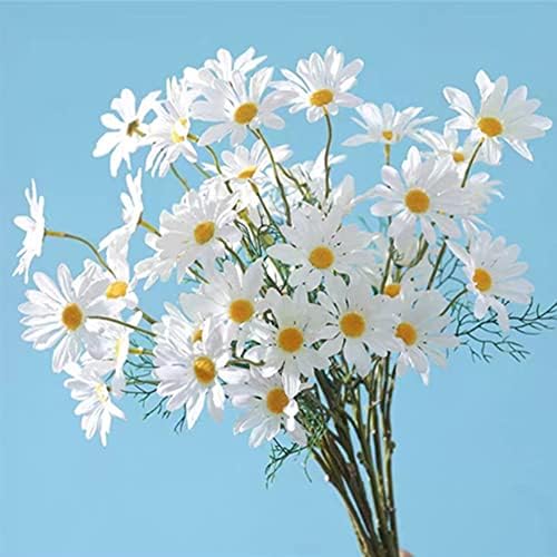 OUKEYI Artificial Daisy Flowers 12 Bundles White 1