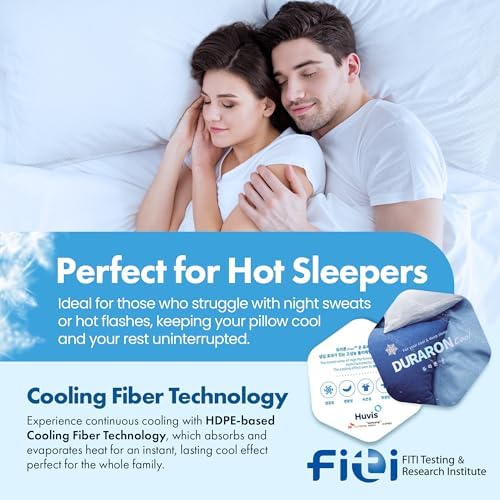 GML Summer Cool Ice Pillow Protector Set of 2