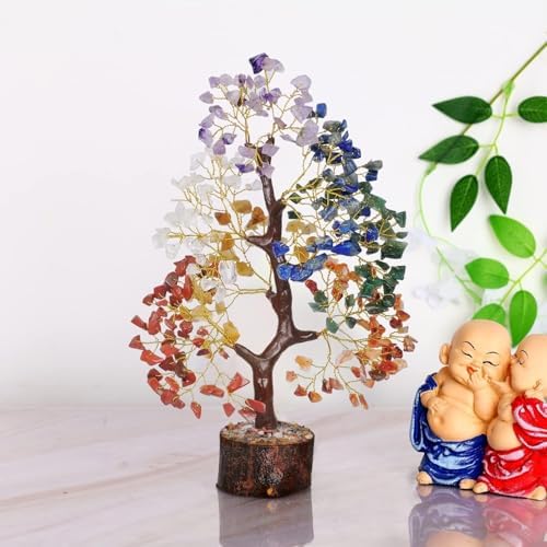 YATSKIA Chakra Crystal Tree - Handmade Healing Decor 1