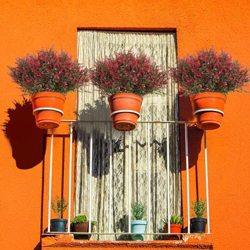 JIFTOK 12 Pcs Artificial Lavender Flowers for Home Decor