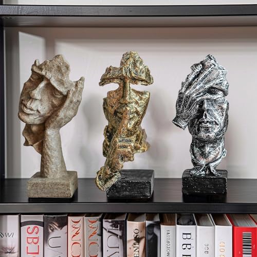 3 Pcs See No Evil Hear No Evil Statue Set