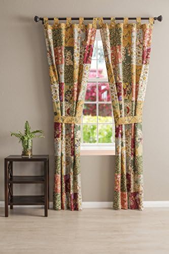 Greenland Home Antique Chic Patchwork Curtain Panels Set