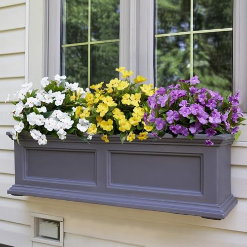 MelorcaGuilla 4PCS Artificial Impatiens for Outdoor Decor