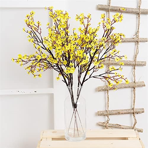 GaRcan Artificial Flowers with Pots White Branch Long Bouquet