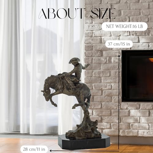Bronze Bronco Buster Statue by Frederic Remington