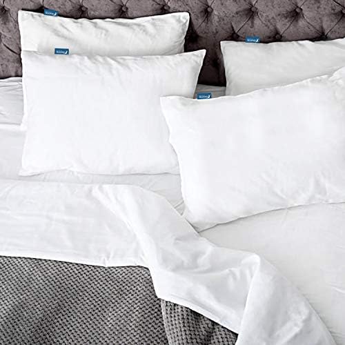 Moonsea King Pillow Protector Waterproof with Zipper 4 Pack 1