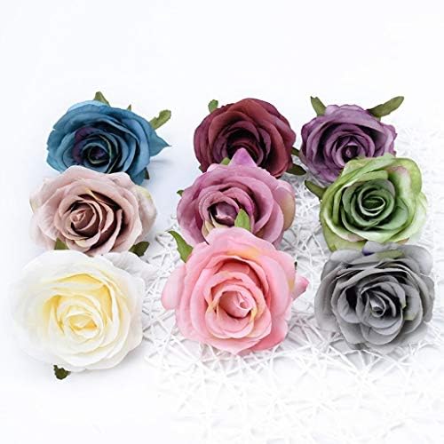 Retro Artificial Silk Roses Decor Wall Wreath