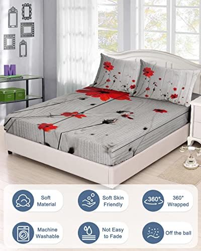 Chees D Zone Twin XL Deep Pocket Fitted Sheet Set