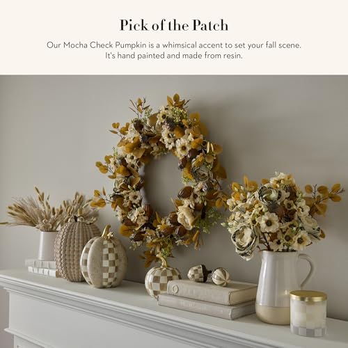 MacKenzie-Childs Mini Pumpkin Resin Fall Decor