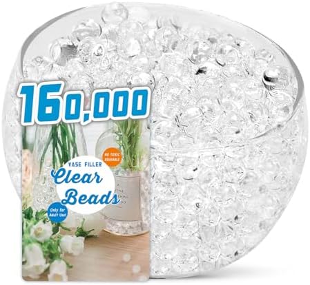 ORIKASO 160000 Piece Clear Vase Filler Beads for Decorations