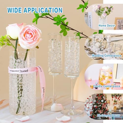 ORIKASO 160000 Piece Clear Vase Filler Beads for Decorations