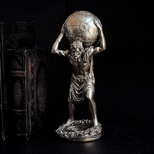 Atlas Statue - 114 Inch Bronze Home Office Decor
