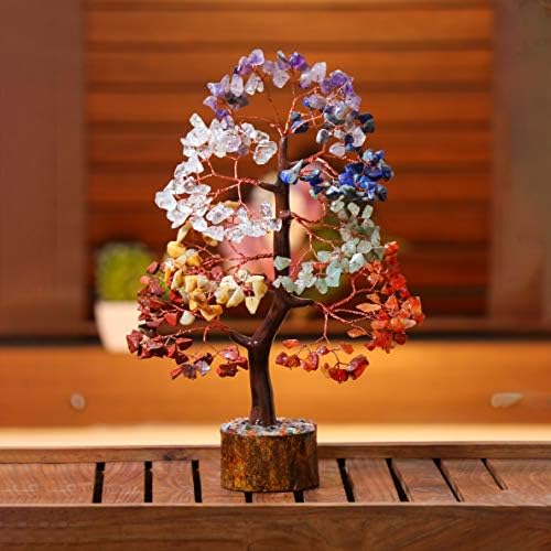 BEZAVO Seven Chakra Crystal Tree 10-12 Inch