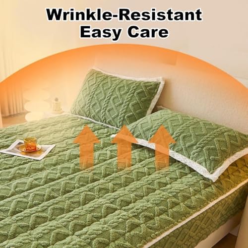 Fazi Gadgets Elastic Fitted Sheets with Deep Pockets Non-Slip 2Pcs Pillowcase - Brown