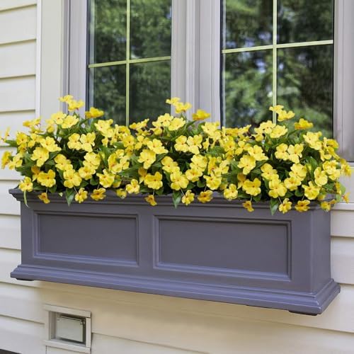MelorcaGuilla 4PCS Artificial Impatiens for Outdoor Decor