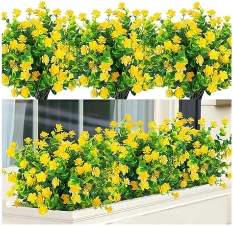 WHYLE Artificial Flowers White for Home Decoration 1