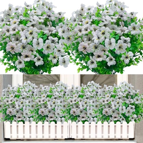 NOV FIRE Artificial Flowers - UV Resistant 20 Bundles