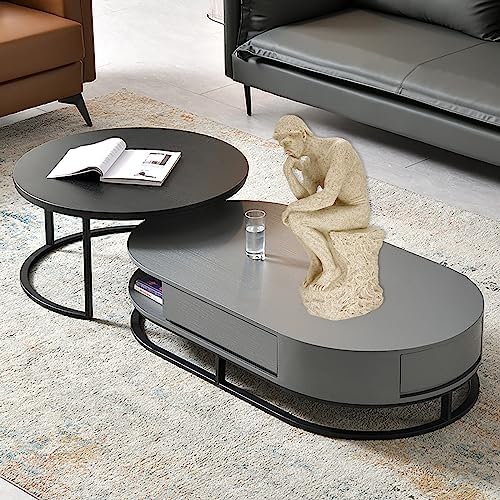JTSTAN Thinker Statue Decor Office Desk Sculpture