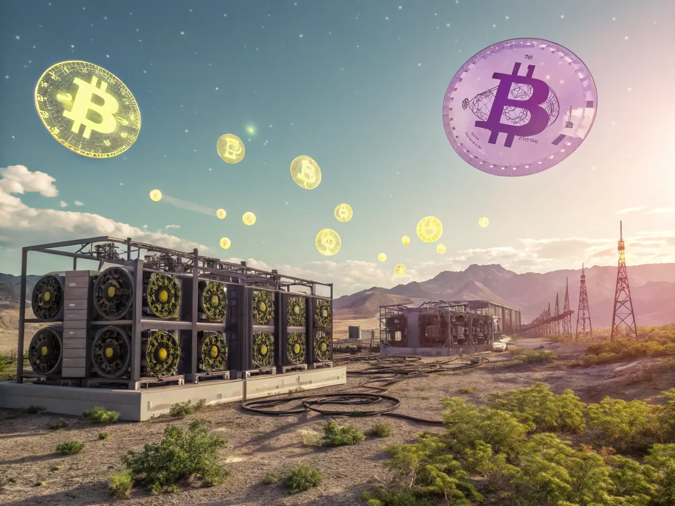 A visual representation of data mining processes revealing hidden market insights, emphasizing the power of EnigmaVault's Dark Matter Value Mining.